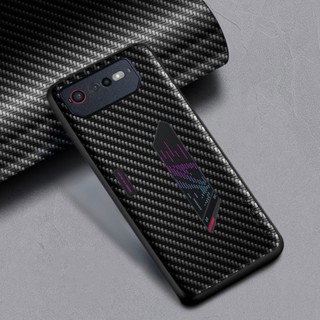 เคสโทรศัพท์มือถือ คาร์บอนไฟเบอร์ แบบนิ่ม สําหรับ Asus ROG Phone 6 Pro Asus ROG Phone 6