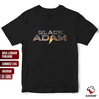 เสื้อผ้าผชเสื้อยืดแขนยาว พิมพ์ลาย BLACK ADAM the rock shazam - DC - PREMIUM combed 24s สําหรับผู้ชาย และผู้หญิง ไซซ์ 3xl