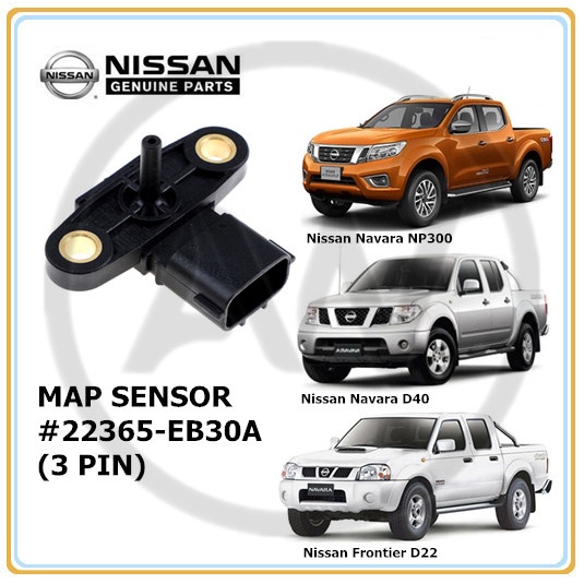 Nissan Navara 2.5 D40 Frontier D22 Navara NP300 Manifold Pressure Map Sensor (3 Pin) (22365-EB30A)