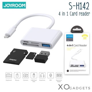 Joyroom S-H142 ip to USB OTG Card reader 4in1 สำหรับ ip