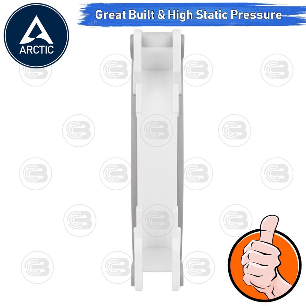 CoolBlasterThai ARCTIC PC Fan Case BioniX P140 Grey-White Pressure ...