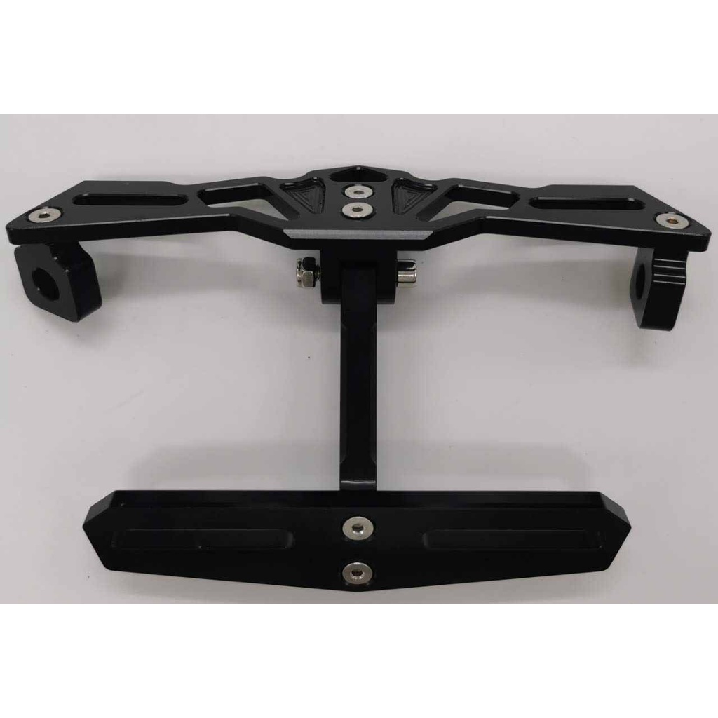 กรอบอลูมิเนียมติดป้ายทะเบียนรถจักรยานยนต์ CNC สีดำ สีแดง สีทอง - รูปที่ 7