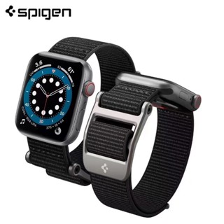 Spigen สายนาฬิกาข้อมือไนล่อน สําหรับ Apple Watch Ultra 49 มม. Series 8 7 6 5 4 3 2 1 SE (44 มม. 42 มม. 45 มม. 40 มม. 41 มม. 38 มม.)