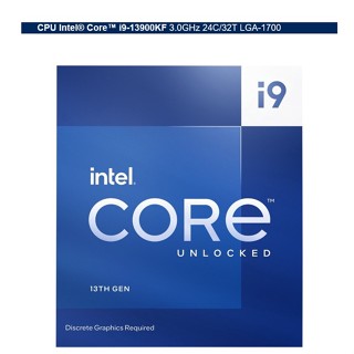 CPU Intel Core i9-13900KF 3.0 GHz 24C/32T LGA-1700 (รับประกัน3ปี)