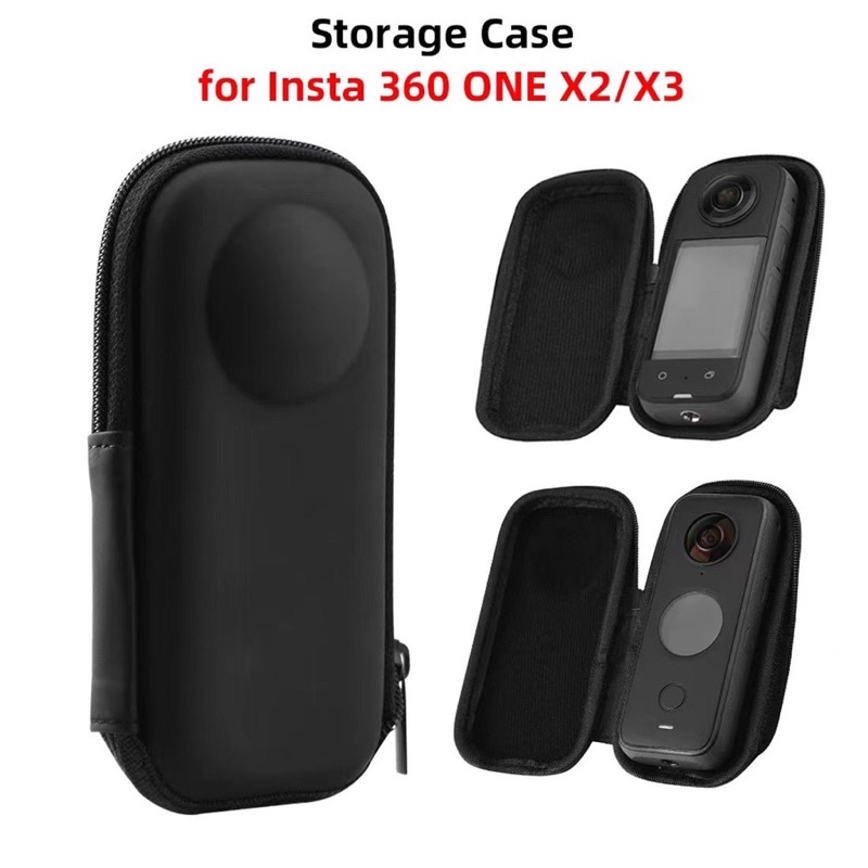 PULUZ Insta360 ONE X3 X2 X Mini PU Protective Storage Case Bag Box Mount for Insta 360 Panoramic Camera Portable