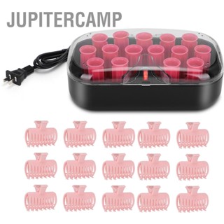 Jupitercamp โรลม้วนผมไฟฟ้า 30 มม. พร้อมคลิปหนีบ 110-220V 15 ชิ้น