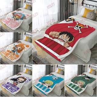 ผ้าห่มสักหลาด ลาย ONE PIECE Monkey D. มี 4 ขนาด ผ้าห่ม ผ้าสักหลาด ลายลูฟี่ ด้านเดียว สําหรับเครื่องปรับอากาศ