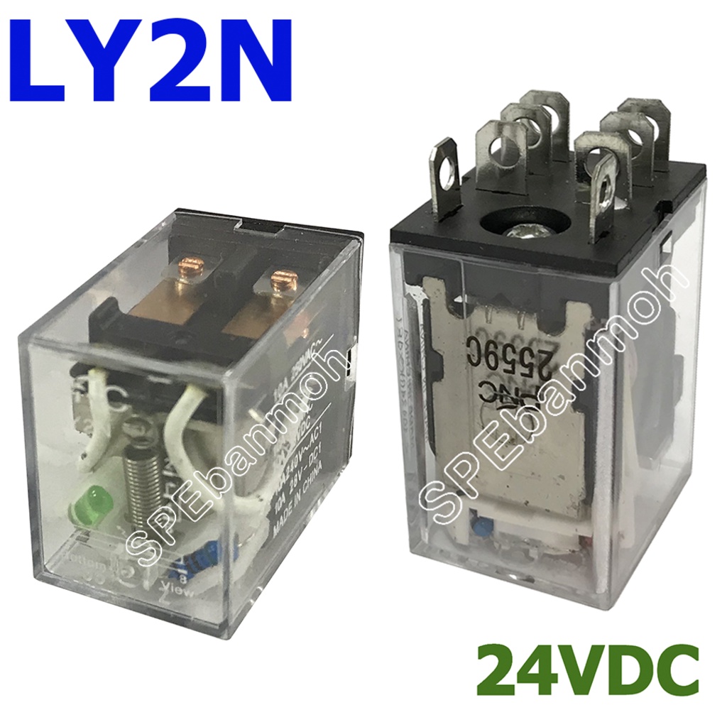 LY2N-24DC รีเล์ย์ LY2 (LY2 Relay) 24VDC 10A 250VAC 10A 28VDC