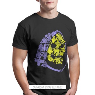 เสื้อคนอ้วนผญ He-Man และปรมาจารย์แห่งจักรวาลการต่อสู้ Cat Grayskull อะนิเมะเสื้อยืดเสื้อยืด Skeletor และเสื้อยืดผู้ชายขอ