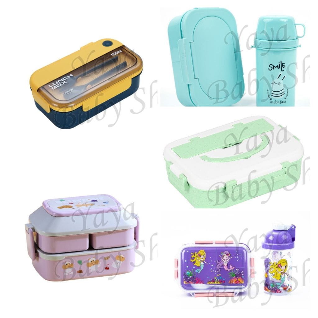 VIRAL CHILDRENS LUNCH BOX / BPA FREE CHILDRENS LUNCH BOX SET
