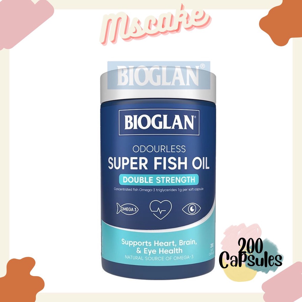 Bioglan Super Fish Oil 2000มก. 200 แคปซูล