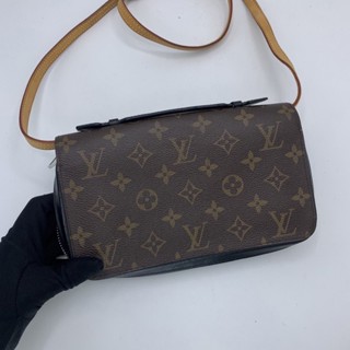 LV Macassar Canvas Crossbody Bag year 2013