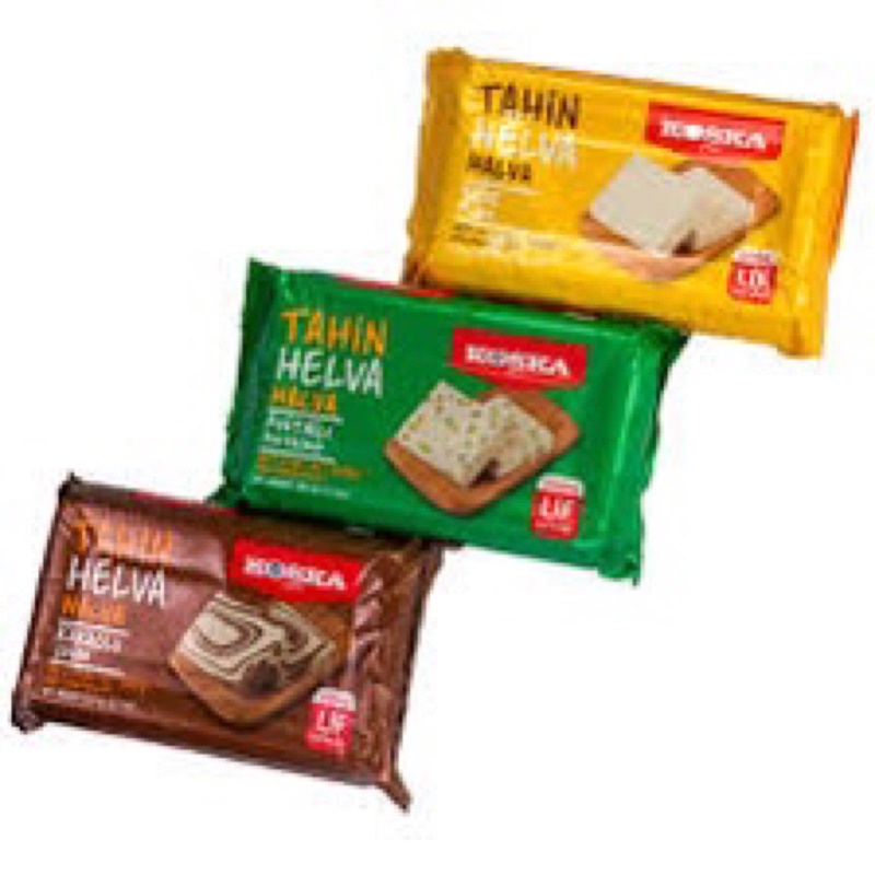 Koska Tahin Halva 200 gr. / งาขาวบดอัดก้อน ขนมหวานของตุรกี