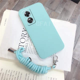 ใหม่ เคสโทรศัพท์มือถือ ซิลิโคนนิ่ม TPU พร้อมสายคล้อง สําหรับ OPPO Reno8 T 5G Reno8T 4G Reno 8T 5G 2023