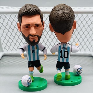 ฟิกเกอร์ตุ๊กตาฟุตบอล argentina Player 10 Lionel Messi 2022