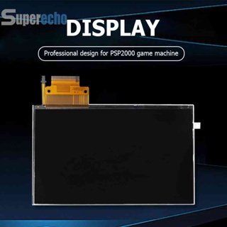 ♚พร้อมส่ง♚อะไหล่หน้าจอ LCD แบบเปลี่ยน สําหรับ PSP 2000 2001 2003 2004 [superecho.th]