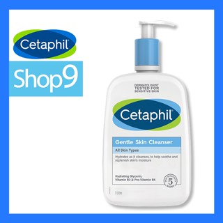 CETAPHIL GENTLE SKIN CLEANSER 1 LITRE หมดอายุ 12/2024  เซตาฟิล เจนเทิล สกิน คลีนเซอร์