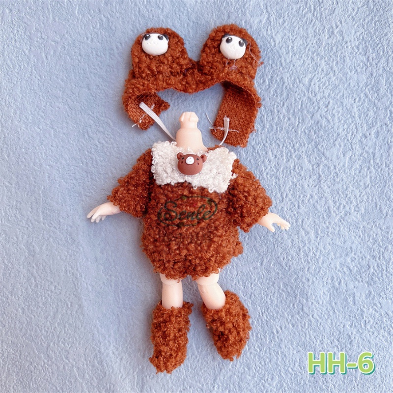 ชุดเสื้อผ้าตุ๊กตา DIY ขนาด 16-17 ซม. - รูปที่ 5