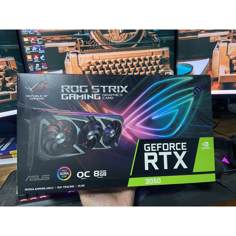 ASUS ROG STRIX GEFORCE RTX 3050 OC EDITION 8GB - 8GB GDDR6 มือสอง