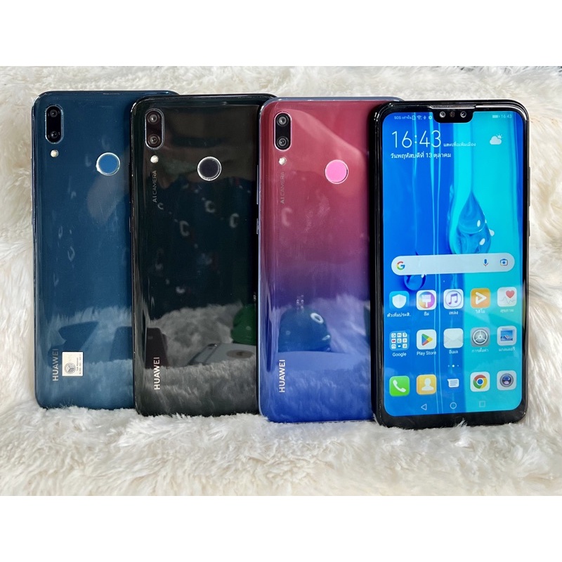 Huawei Y9 (2019)โทรศัพท์มือสองพร้อมใช้งานสภาพสวย ราคาเบาๆ(ฟรีชุดชาร์จ)