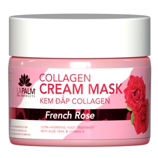 LA PALM COLLAGEN CREAM MASK FRENCH ROSE  340 g ของแท้!! / CREAM ครีมบำรุงผิวกาย