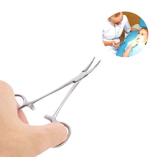 Dental Tools Microhandle Mosquito Unhook Curved Pliers Elbow Head Forceps