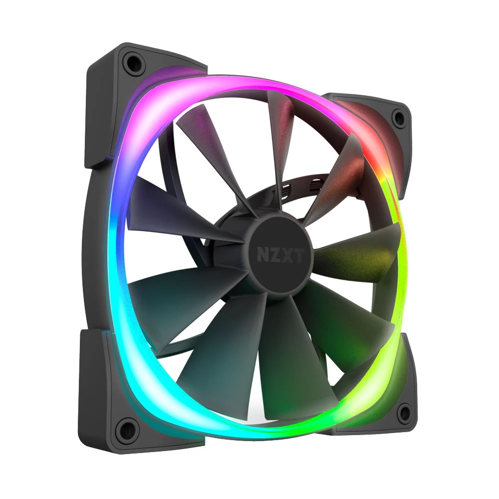 140mm NZXT AER RGB 2 140 SINGLE PACK (HF-28140-B1) พัดลมเคส case fan 14CM สินค้าเหมือนใหม่ ประกันเทพ