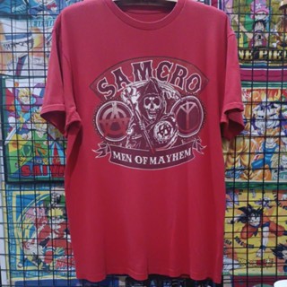 เสื้อยืดมือสอง Usa หนังดัง SAMCRO Son Of Anarchy Size L อก22/ยาว29