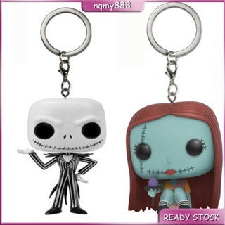 พวงกุญแจ จี้ Funko Pop The Nightmare Before Christmas Jack Skellington Sally