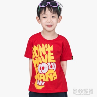 DOSH KIDS BOYS T-SHIRTS THE SIMPSONS เสื้อยืดเด็กคอกลม แขนสั้นFSIBT5052-RE