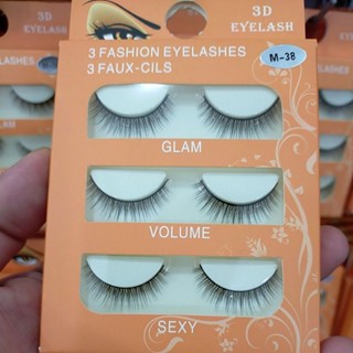 3D EYELASH # M-38 ขนตาบางธรรมชาติ