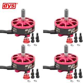 มอเตอร์ไร้แปรงถ่าน DYS SUN FUN 2306 1750 2500KV 4-6S CW เกลียว 5 มม. สําหรับโดรนบังคับ FPV 4 ชิ้น ต่อชุด