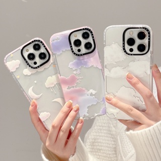 【starry Sky】casetify เคสโทรศัพท์มือถือซิลิโคน TPU ใส แบบนิ่ม กันกระแทก สําหรับ iPhone 14 Pro Max 13 Pro 12 11 Pro Max 11 XR X XS Max 12