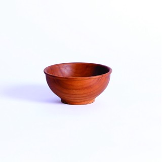 RING BOWL M (TEAK) (CU012) ถ้วยไม้สัก