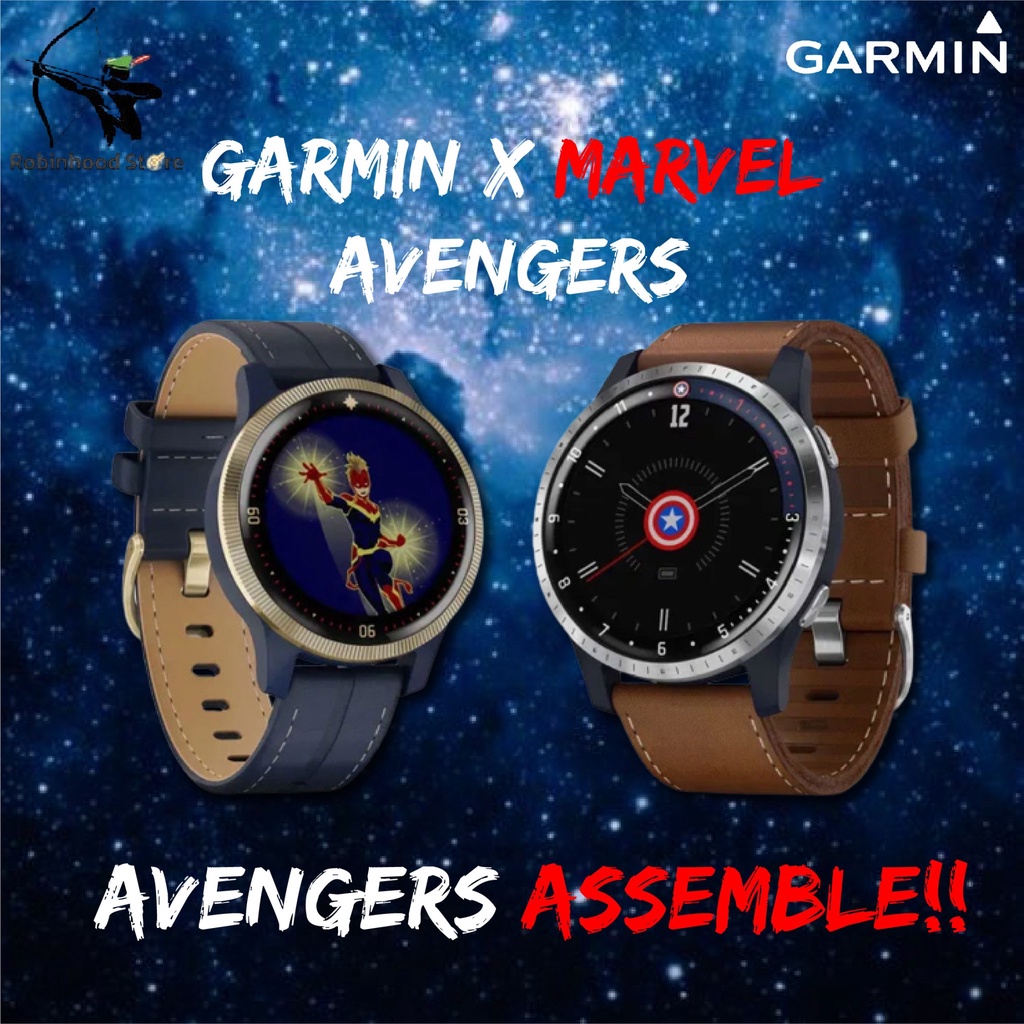 Garmin Avenger (Vivoactive 4) นาฬิกาออกกำลังกาย GPS สุดเท่ รุ่น Legacy Hero ✅รับประกันศูนย์ไทย 1ปี