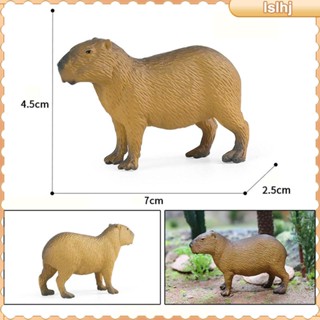 [Lslhj] ฟิกเกอร์ Capybara ของเล่นสําหรับเด็ก