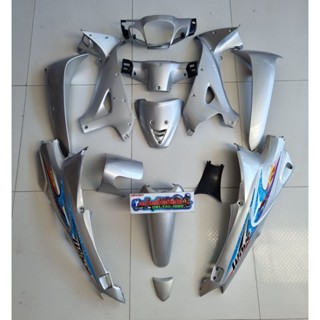 ชุดสีเวฟ125S หน้าเถิก หัวเถิก เบ้ากุญแจกลม + ชุดคางหมู พลาสต…