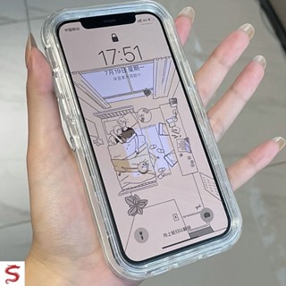 เคสซิลิโคนใส แบบหนา กันตก สําหรับ Oppo A17 A57 A95 A94 A93 A72 A52 A55 A54 A53 A31 A16 A15 Reno7 Z 5G