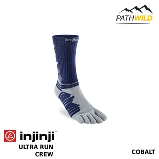 INJINJI ULTRA RUN CREW COOLMAX ถุงเท้าแยกนิ้ว เหมาะกับการวิ่ง การออกกำลังกายที่หนักหน่วง