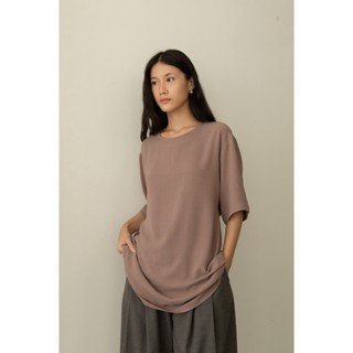 Shopatvelvet - Studio Now Lumi เสื้อเบลาส์ Taupe