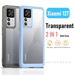 เคสโทรศัพท์มือถืออะคริลิคใส แบบแข็ง กันกระแทก สําหรับ Xiaomi Mi 12T Xiaomi12T Pro