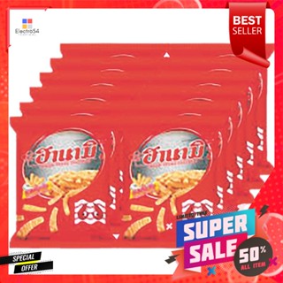 ฮานามิ ข้าวเกรียบกุ้ง รสดั้งเดิม 15 กรัม แพ็ค 12Hanami Shrimp Crackers Original Flavor 15 g. Pack 12