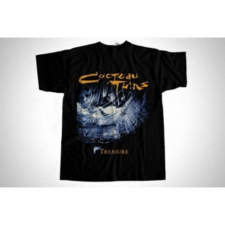 เสื้อยืดผ้าฝ้ายพิมพ์ลายแฟชั่น ขายดี เสื้อยืดลําลอง แขนสั้น พิมพ์ลาย Cocteau Twins Treasure Cocteau Twins Band LJgjpn74GN