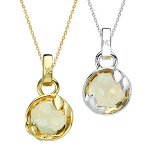 mizuchol สร้อยพลอยเสริมดวงวันจันทร์ Lucky Me Necklace - (Citrine)