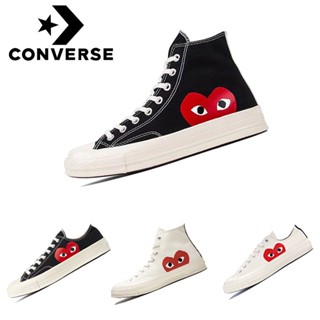 converse 1970 CDG X かわくぼ れい รองเท้าผ้าใบ รองเท้าผ้าใบ