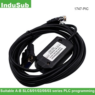 สายเคเบิลแปลงโปรแกรมมิ่ง 1747-PIC 5/01 5/02 5/03 SLC Series PLC USB เป็น RS232 DH-485