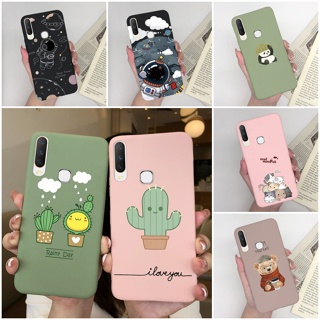 เคสโทรศัพท์มือถือ ซิลิโคนนิ่ม TPU ลายการ์ตูนหมีนักบินอวกาศน่ารัก สําหรับ VIVO Y11 2019 Y12 Y 11 12