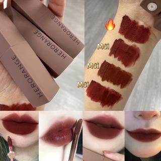 N223 Herorange ลิปสติก ลิปทินท์ เนื้อแมตต์ กํามะหยี่ ธรรมชาต…
