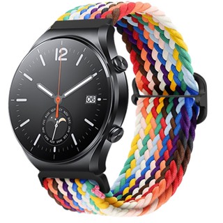 สายนาฬิกาข้อมือไนล่อน แบบยืดหยุ่น กันลื่น สําหรับ Xiaomi Watch color 1 2 S1 S1 Pro