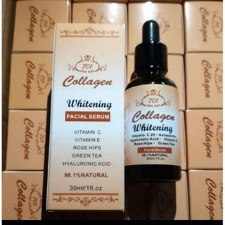 701 Collagen Whitening Facial Serum 30 ml. คอลาเจน ไวท์เทนนิ่ง เฟเชียล เซรั่ม